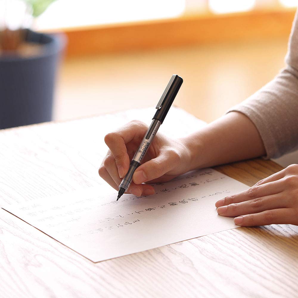 Kuretake Pix cu pensulă, vârf tip pensulă, LS1-10S