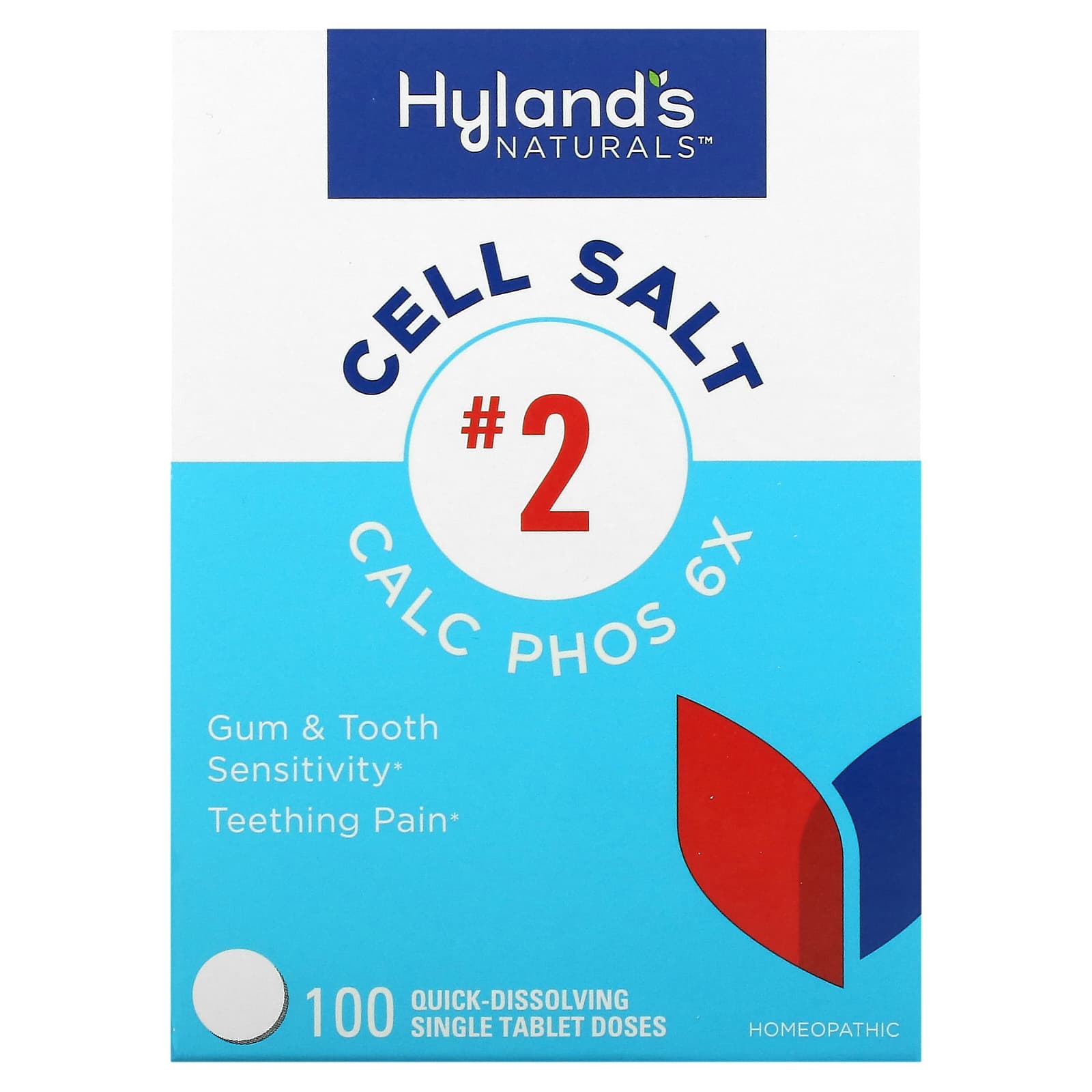 

Hyland S Naturals, Cell Salts #2, Phosphate 6X, Fast Dissolve Single Tablets, 100 Tablets