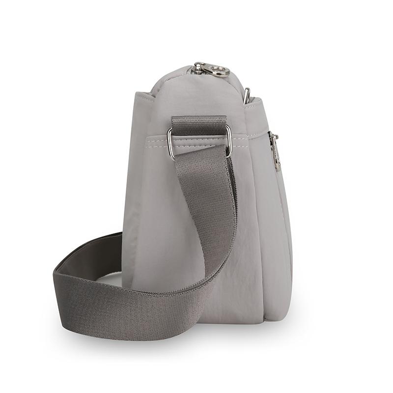 Lightweight Women's Bag Multi-Layer Nylon Travel Shoulder Bag