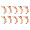 1/5/10 Pair Silky Sheer Women Over the Calf Long Socks for Office and Casual Wear Breathable Nylon Knee Length Stockings