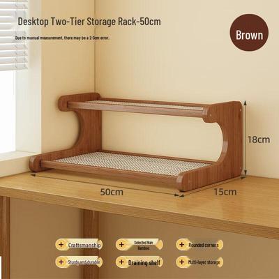 Small Two-Tier Desktop Display Shelf