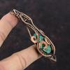 Shattuckite Gemstone Pendant Copper Wire Wrapped Pendant Elegant Jewelry Handmade Pendant Copper Jewelry Brand New Pendant Engagement Gifts