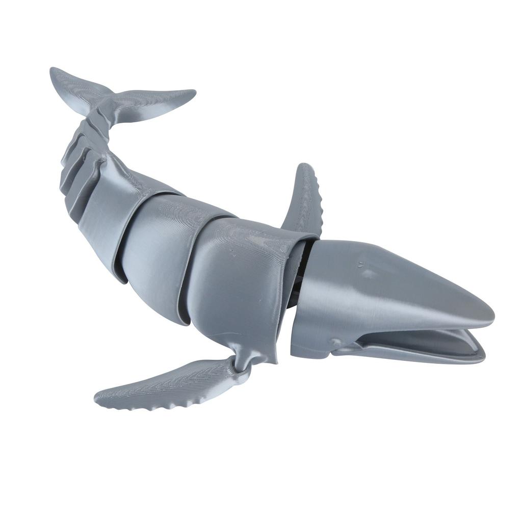 3D Printed Flexi Humpback Whale Printed Articulated Crystal Flexi Humpback Whale Toy Adults Kids Mystery Toys