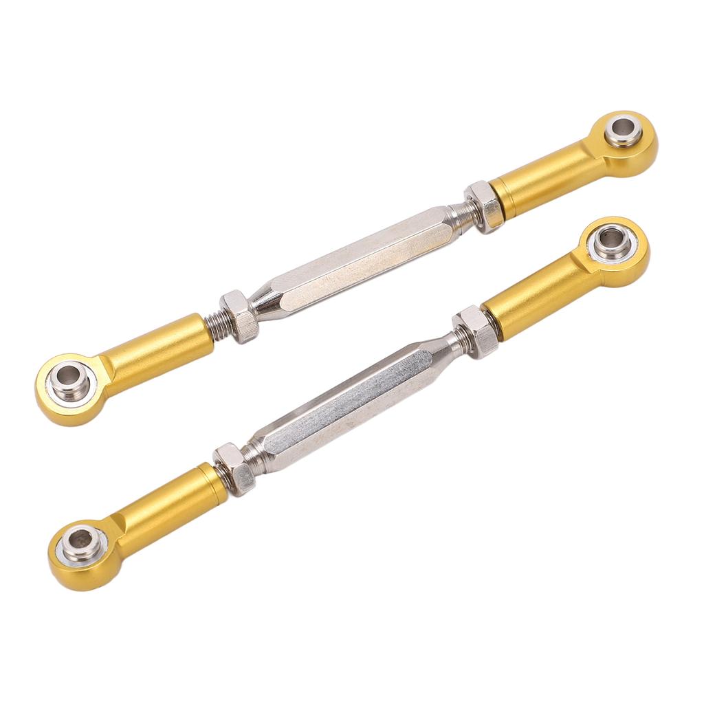 2Pcs Steering Rear Suspension Arm Tie Rod Steering Shaft Tie Rod for JLB 1 10 Racing Truck Or
