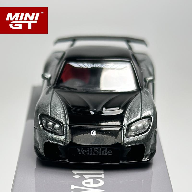 MINIGT 1:64 Mazda RX-7 VeilSide Fortune Grey alloy car Model 1057