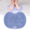 Multifunctional Shower Brush with Non Slip Suction Cup Soft Flexible Foot Body Scrubber for Bathroom