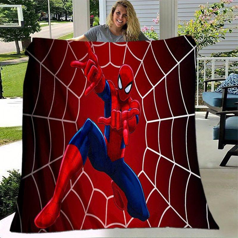 Spider-man Schattig Bedrukt Dekentje Rechthoekig Zacht Comfortabel Moderne Stijl Polyester