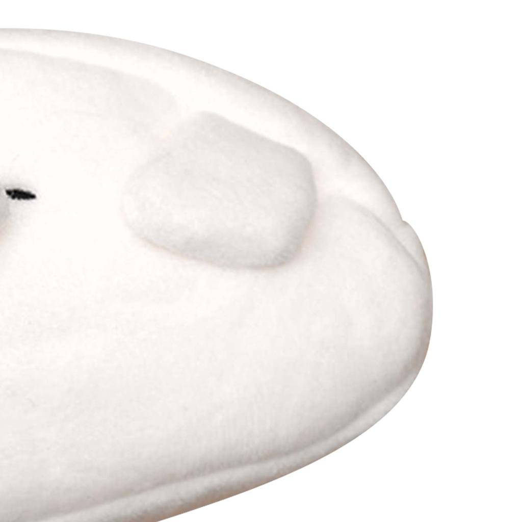 Small Pen Bag Cute Cartoon Seagull White Soft Short Plush  Student Pencil Bag for School Offi