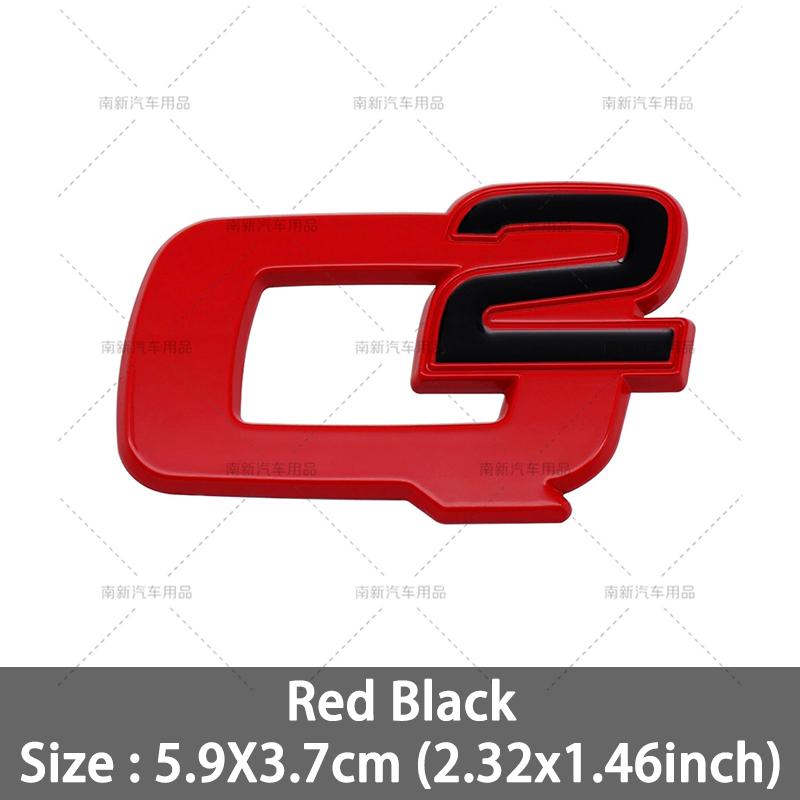 BEZO1 3D Metal Q2 Q4 Letter Badge Rear Giulia Stelvio Trunk Emblem Car Stickers For Alfa Romeo Giulia Stelvio Car Styling Accessories