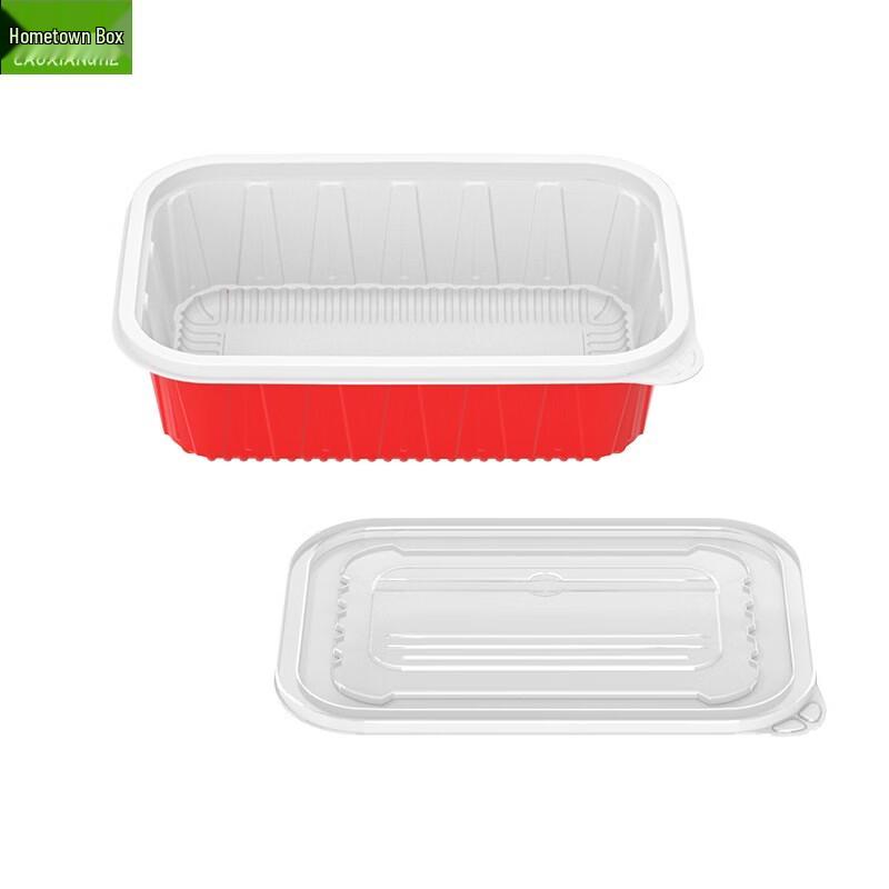 

LAOXIANGHE 1000ml Rectangular Disposable Lunch Box with Lid