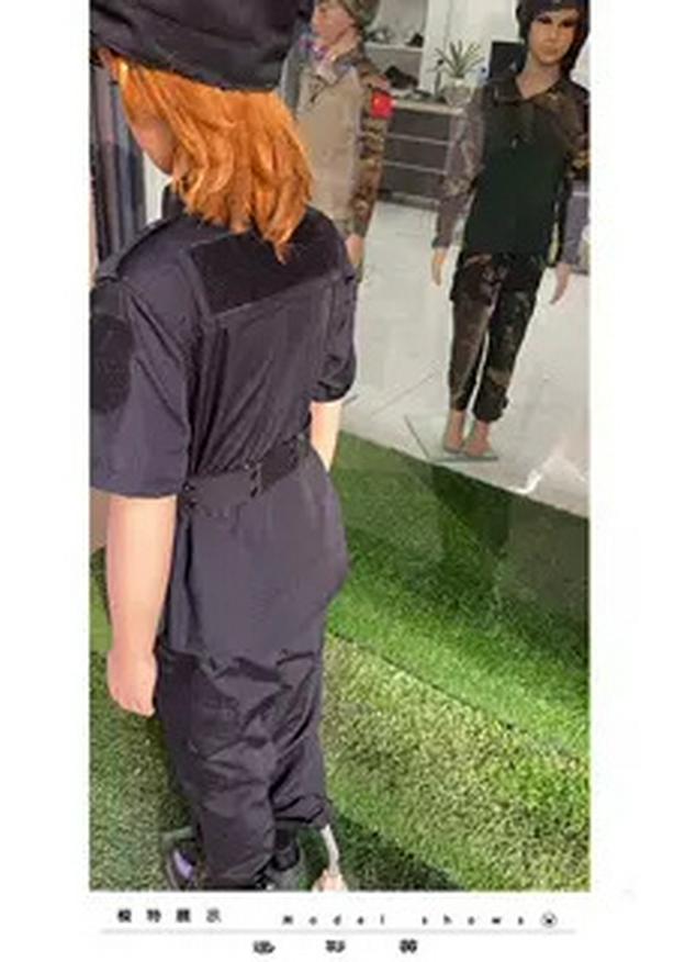 Kids' Police and SWAT Uniform Set: Boys' Police, Girls' SWAT, Camouflage Soldier Set.