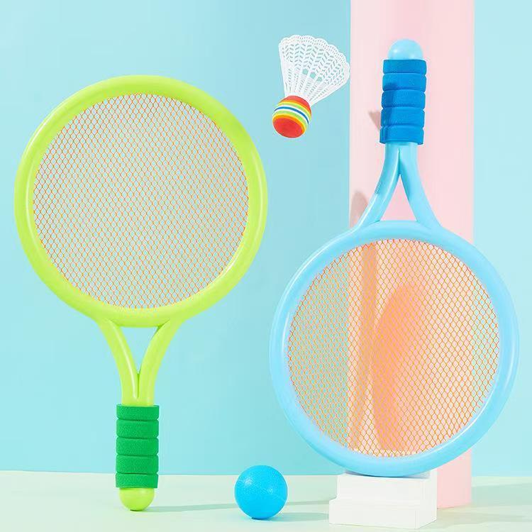 Kids Badminton and Tennis Racket Set: Outdoor & Indoor Parent-Child Sports Toy for Boys and Girls