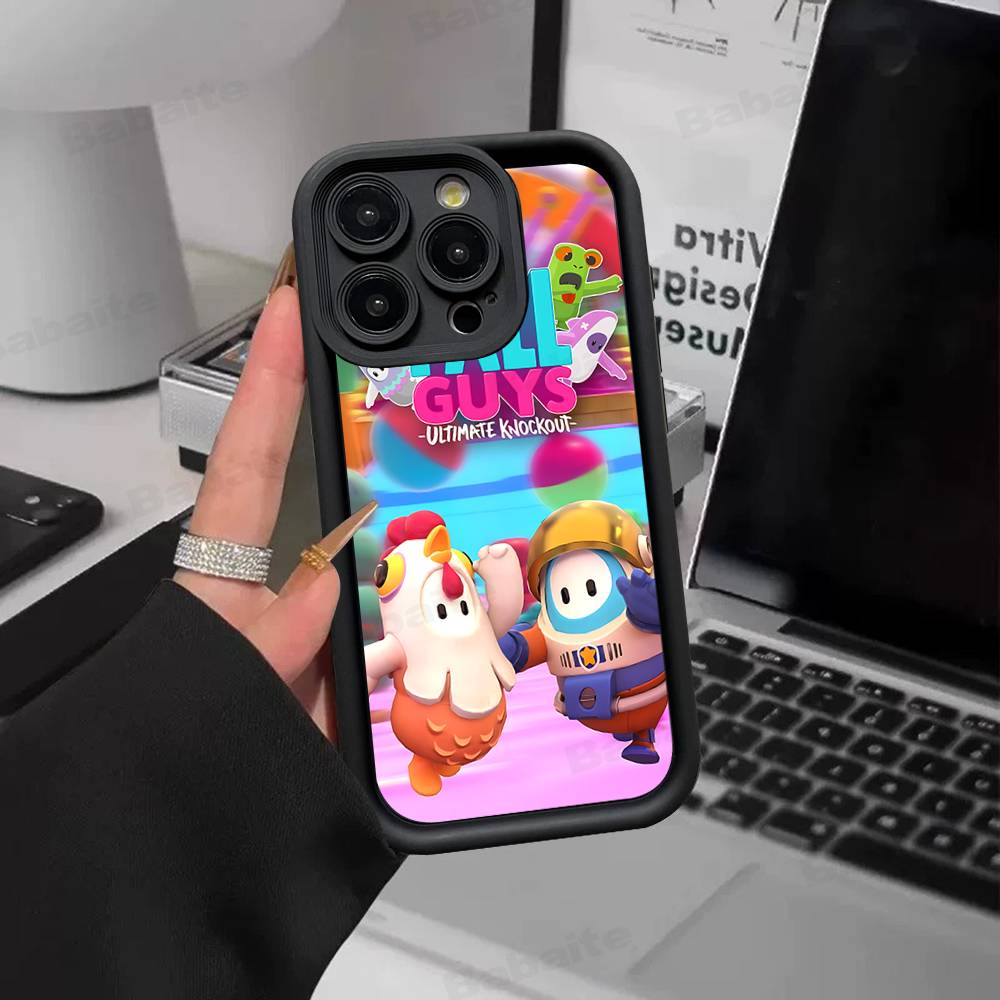 F-Fall G-Guys Party Game Silicone Phone Case For IPhone 17 Pro Max 16 15 14 13 12 11 Plus 17 Air