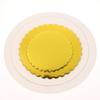 10 Pcs Cake Boards With White Golden Cake Rings, Cardboard With 6/8/10/12 Inch Cake Base, Suitable For Baking Cakes