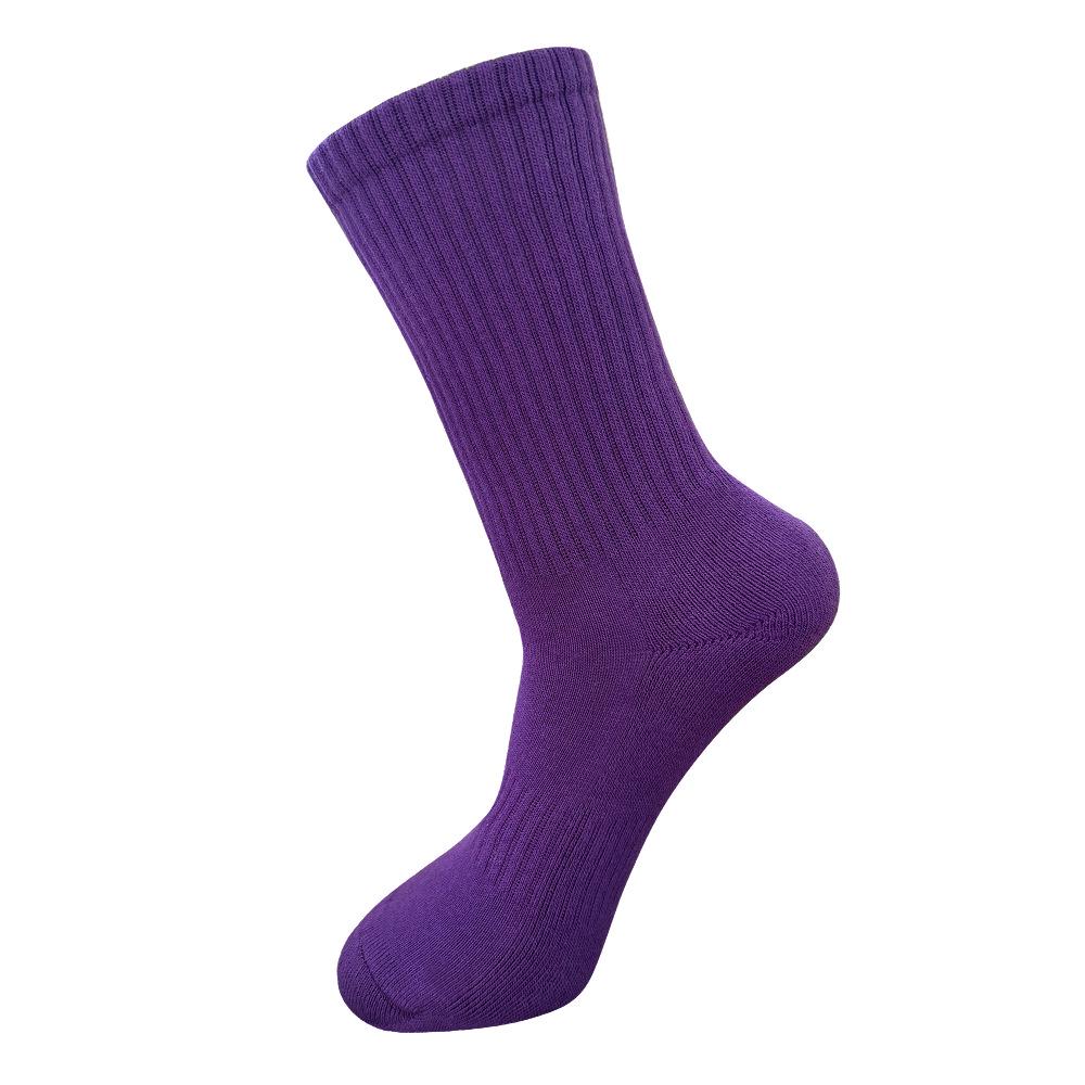 Unisex High Elastic Ribbed Slouch Socks - Warm, Thick Cotton Sports Socks