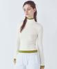 CITTA Every Day Wool Double Layered Turtle-Neck T-Shirt_Ctt397(Ivory)