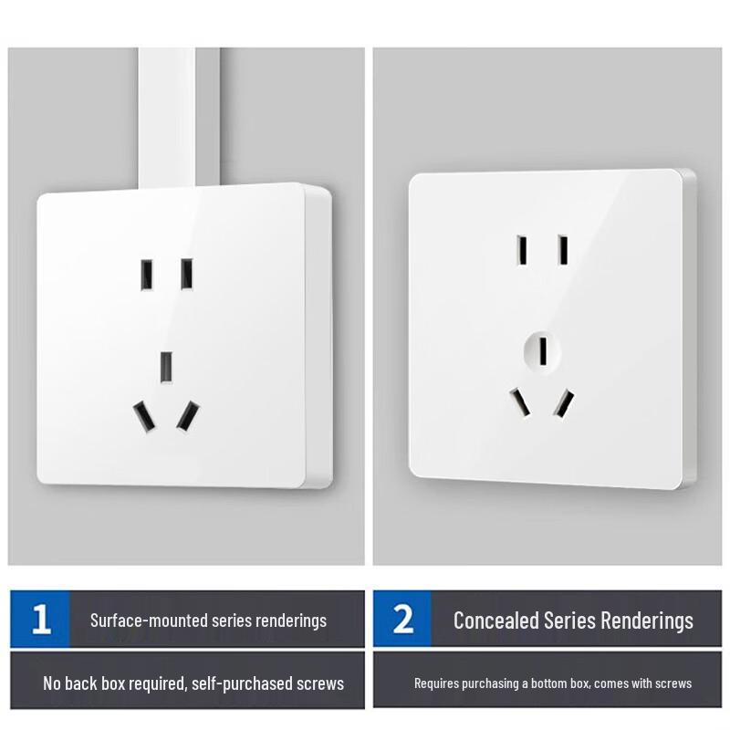 WMN Surface-Mounted 1-Gang Switch Panel