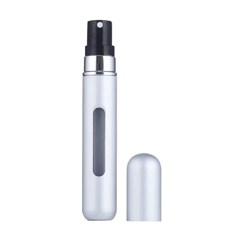 8ML přenosná cestovní mini malá nádoba z hliníkové peněženky tester Dekantační váleček na parfémy Nástroj na dávkování lahví Doplňovatelný sprej 1ks