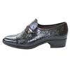 Shoe Business Shoes Wide Genuine Leather Lightweight Straight Tip Aust 176 Black 27 cm [Kitajima Industry] Men's Slip-on