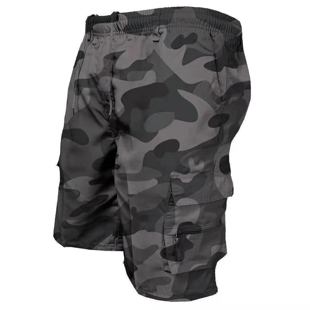 Men Shorts Summer Loose Casual Cargo Shorts Multi Pocket Outdoor Jogging Sweatpants Hiking Pants