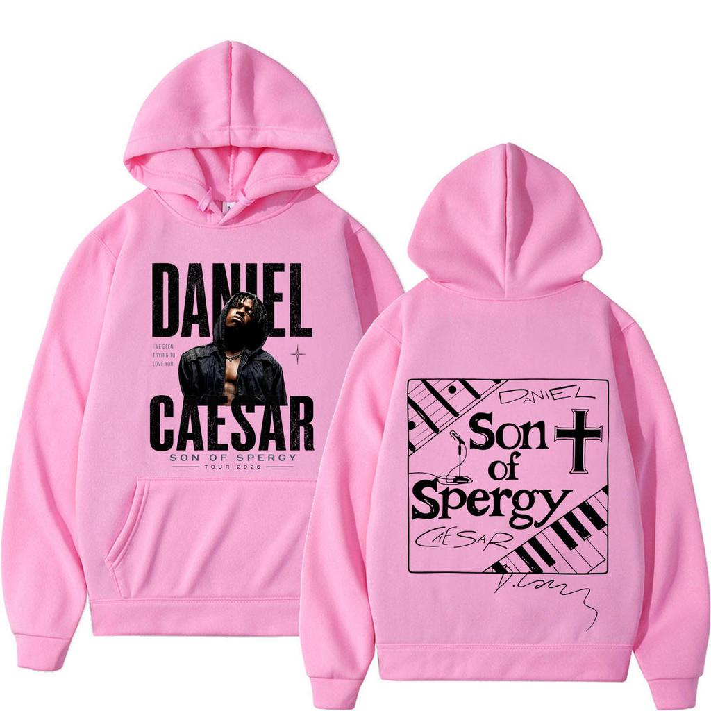 Daniel Caesar Son of Spergy Tour Graphic Hoodie Men's Women Vintage Gothic Sweatshirt Casual Pullover