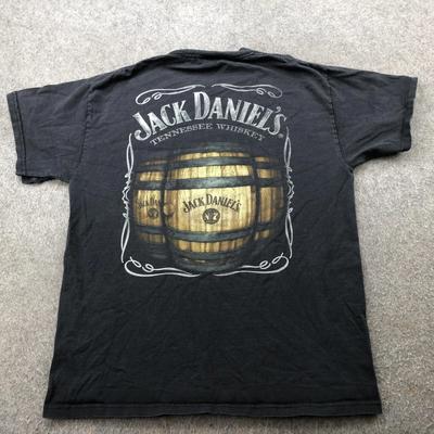 Vintage Jack Daniels Shirt Herren Medium Grafik Tennessee Whiskey Fässer 2007