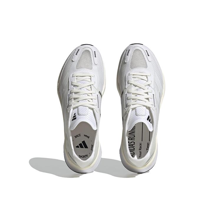 New Adidas Adizero Boston 11 Non Dyed Cloud White Core Black Women's GY2585