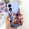 For Oppo A78 4G Case CPH2565 Cute Dinosaur Cartoon Painted Cover Soft Silicone Phone Case For Oppo A78 A 78 OppoA78 4G 5G Fundas