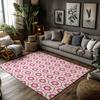 Pink Persian Rug Pattern Doormat Indoor Outdoor Floor Mat Washable Entrance Rug Home Decor Area Rugs Living Room Carpet Floor Co