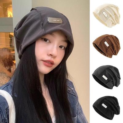 Damen Alltags Mode Mütze mit Metall-Dekoration