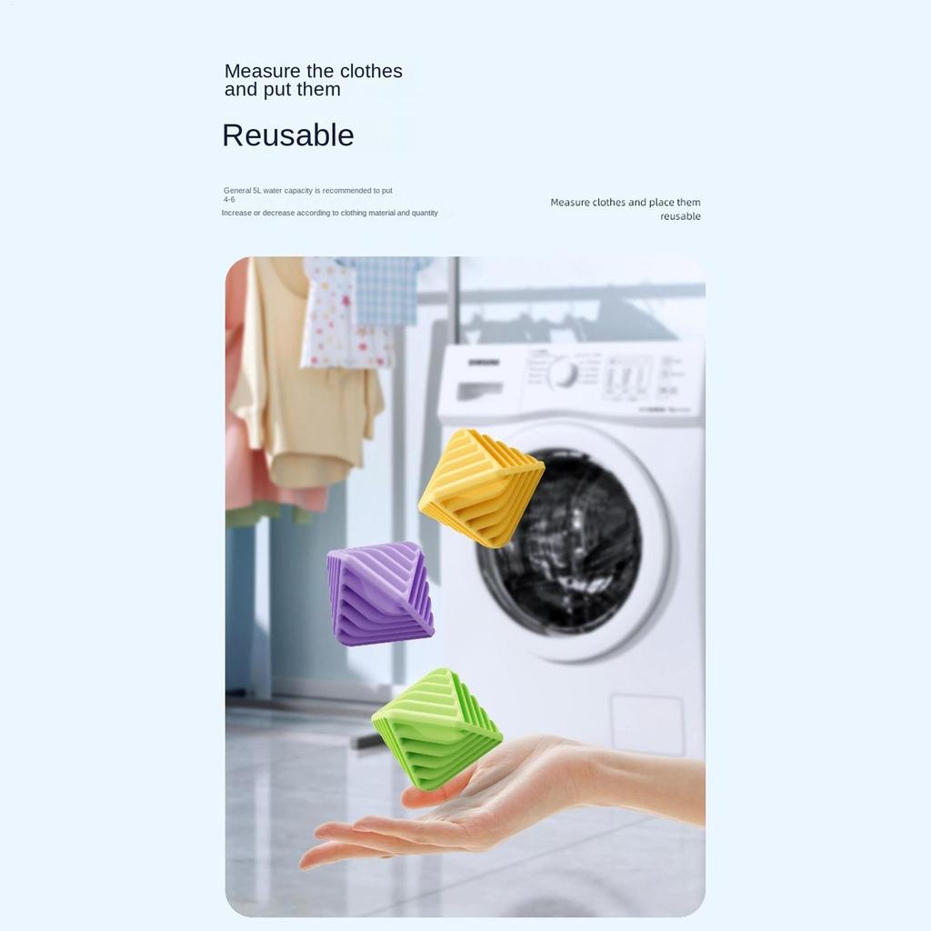 4pcs Laundry Balls Reusable Clothes Hair Cleaning Tools Household For Washing Machine Washing Ball Antitangle Laundry Ball