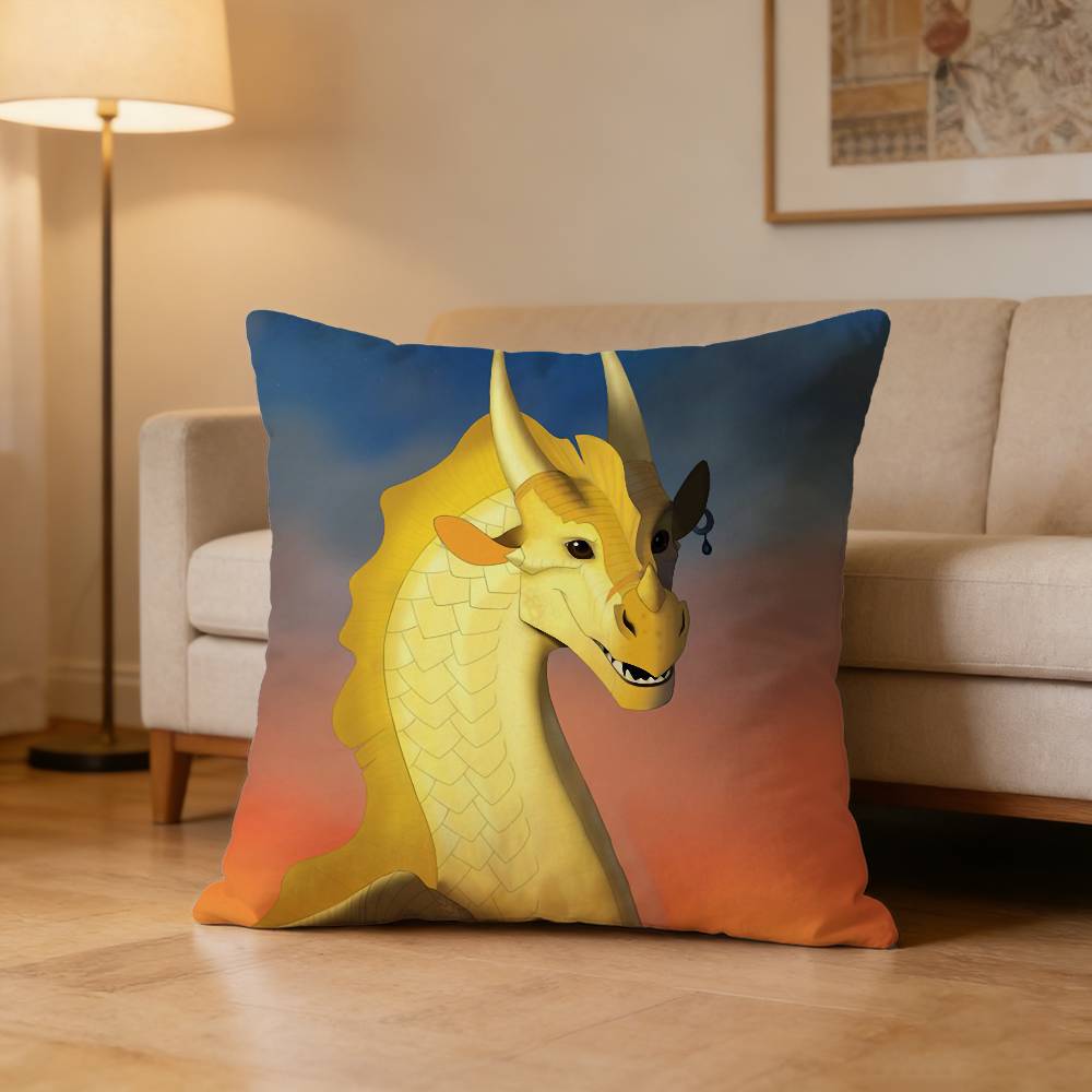 WWings of FFire Dragon Pillow Case Pattern Printed Pillowcase For Living Room Sofa Cushion Cover