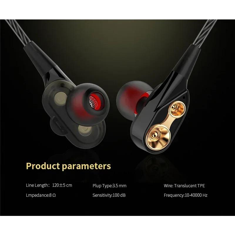 Original QKZ CK8 4D Kupfertreiber HiFi Kabelgebundener Kopfhörer Sport Kopfhörer Bass Stereo Headset Musik Ohrhörer 3,5MM In-Ear mit Mikrofon