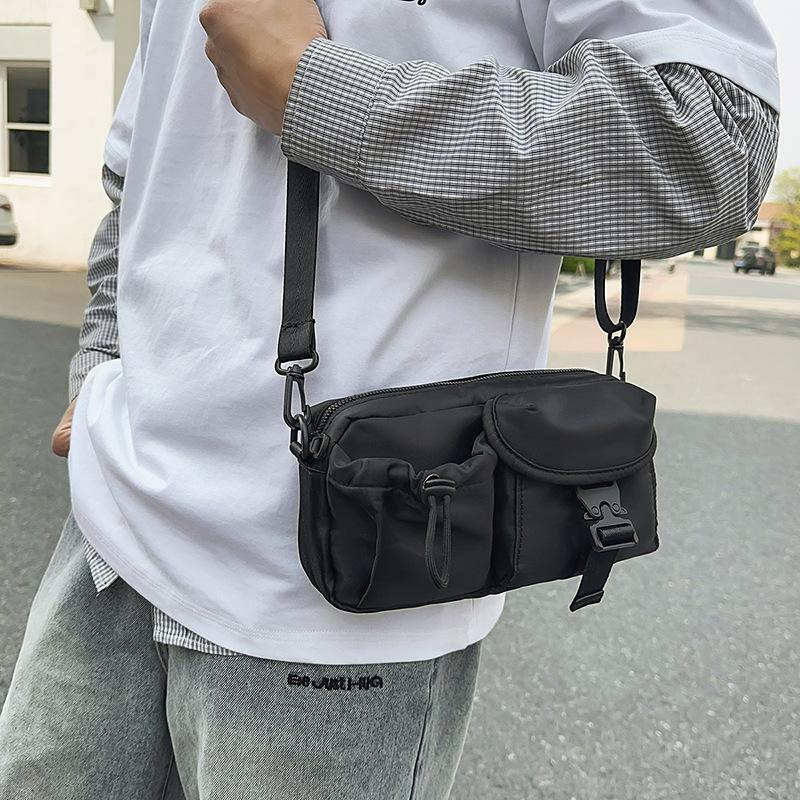 Outdoor Men's and Women's Messenger Bags Trendy Brand Functional Sports Small Satchel Versatile Lightweight Shoulder Bags Men's Bags