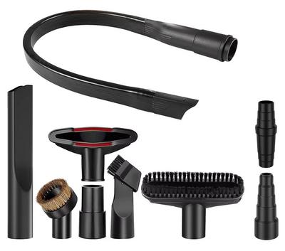 Universal 9-Piece Vacuum Cleaner Nozzles Set: Crevice/Hair