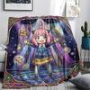 Anya Forger Warm Comfortable Print Cozy Flannel Blanket for Outdoor Sofa Bed Bedroom Picnic Trip.-TING