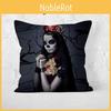 Vintage Horror Print Pillowcase For A Spooky Halloween Touch