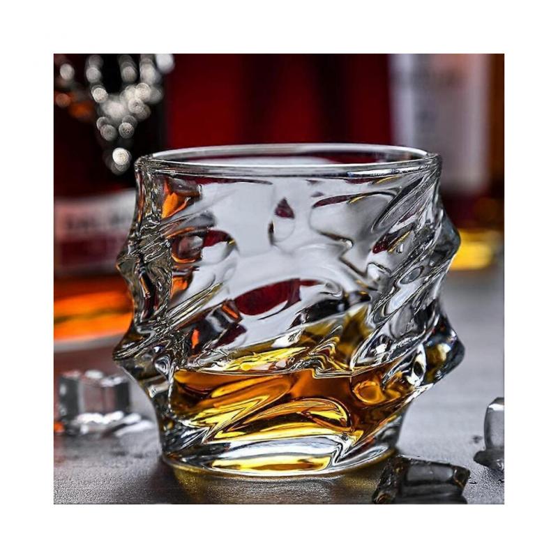 Whiskey Tumblers 280ml Non-Lead Crystal Cocktail Glass Barware Old Fashioned Cocktail Glass Cups
