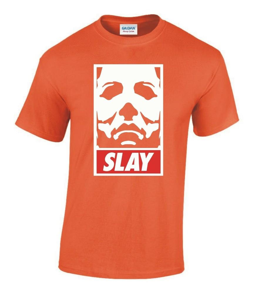 Inspired By Halloween Michael Myers Obey Slay Tshirt