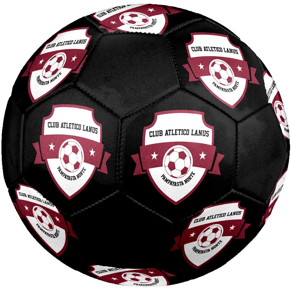 Club Atletico Lanus Size5 Soccer Ball, Colorful, Suitable for All Ages, Machine-stitched, PVC Material, Competition Grade,durable and High Bounce