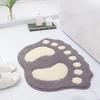 Bathroom Rugs Mats Water Absorbent Non-Slip Mat Used In Bathroom, Shower, Room, Etc.Soft Microfiber Bath Mat Machine Washable