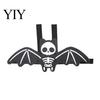 Creative Dog Cat Halloween Suit Pet Bat Wings, Cute Costume, Skeleton Wings Attractive Holiday Apparel with Bells, Festive for Cats Dogs Cosplay Party