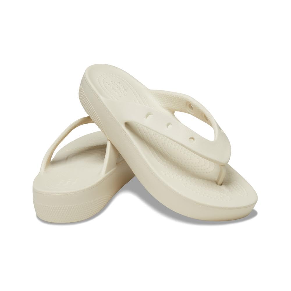 Classic Platform Flip Flip Flops for Cm [Crocs] Women, Beige, 21.0