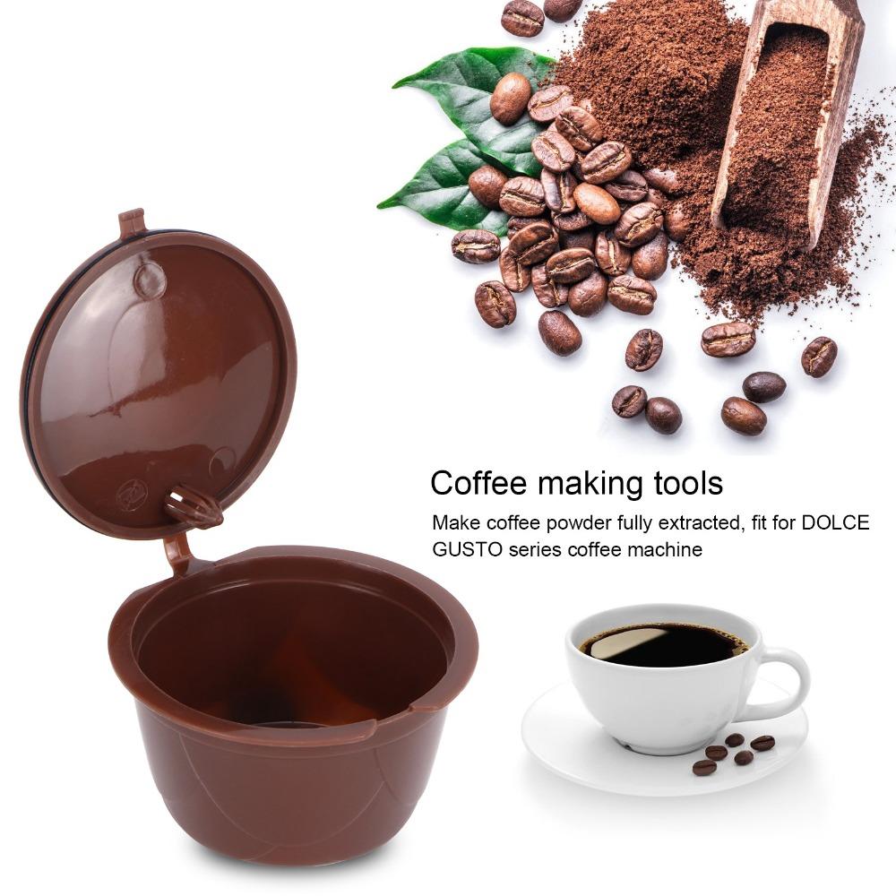 Reusable Design Refillable Coffee Filter Pods Coffee Capsule Filter Kit Home Use