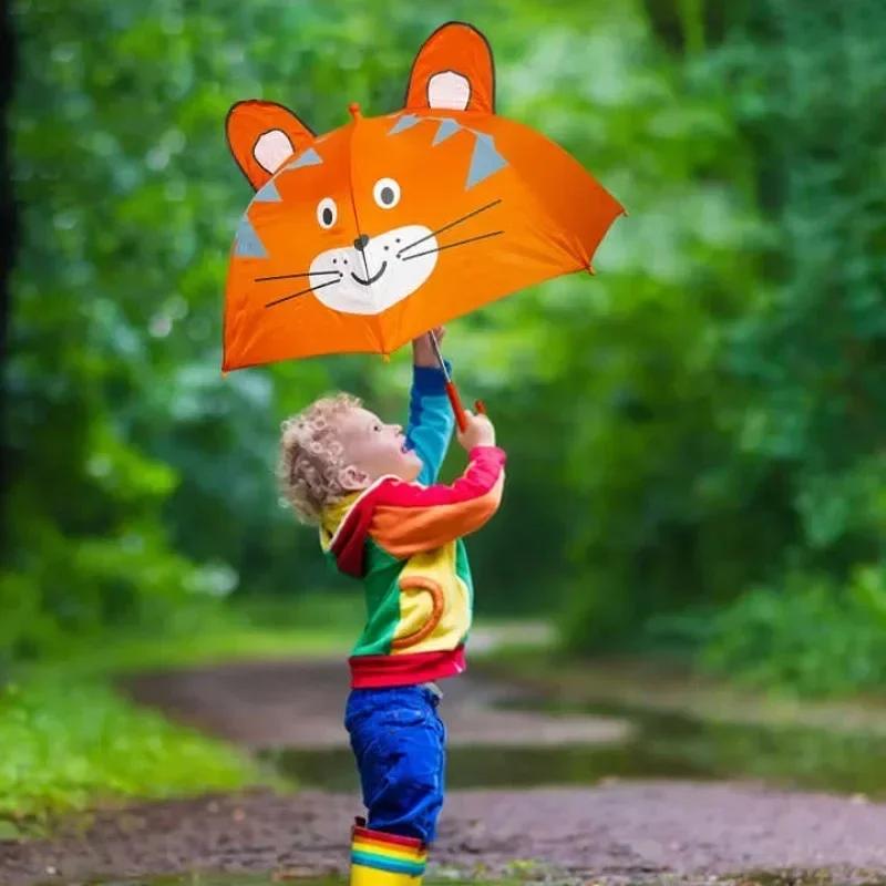 Paraguas de juguete para bebés de 1 a 2 años, lindo paraguas de juguete para niños, paraguas con orejas para bebés masculinos y femeninos, accesorios, mini paraguas de juguete