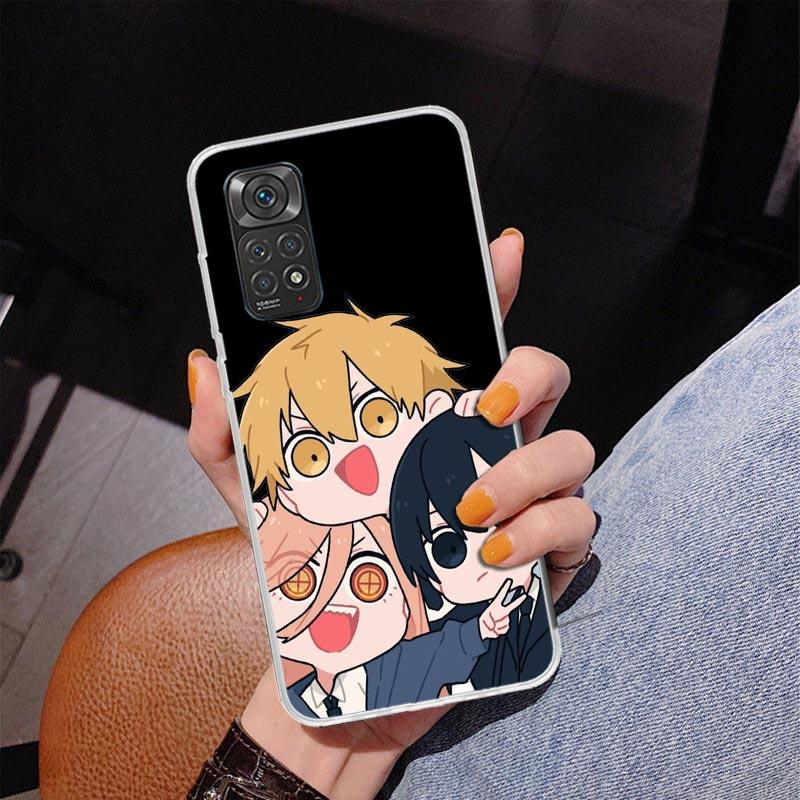 Chainsaw Cartoon Phone Case For Xiaomi Redmi Note 15 14 13 12S 12 11 Pro Plus 14S 11S 11E 10 10S 11T 5G Personalized Cover Redmi