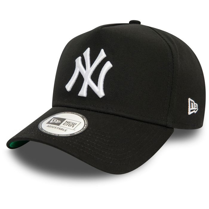 Casquette Snapback - NEW ERA - E-Frame - Noir - 100% Coton - Design New York Yankees