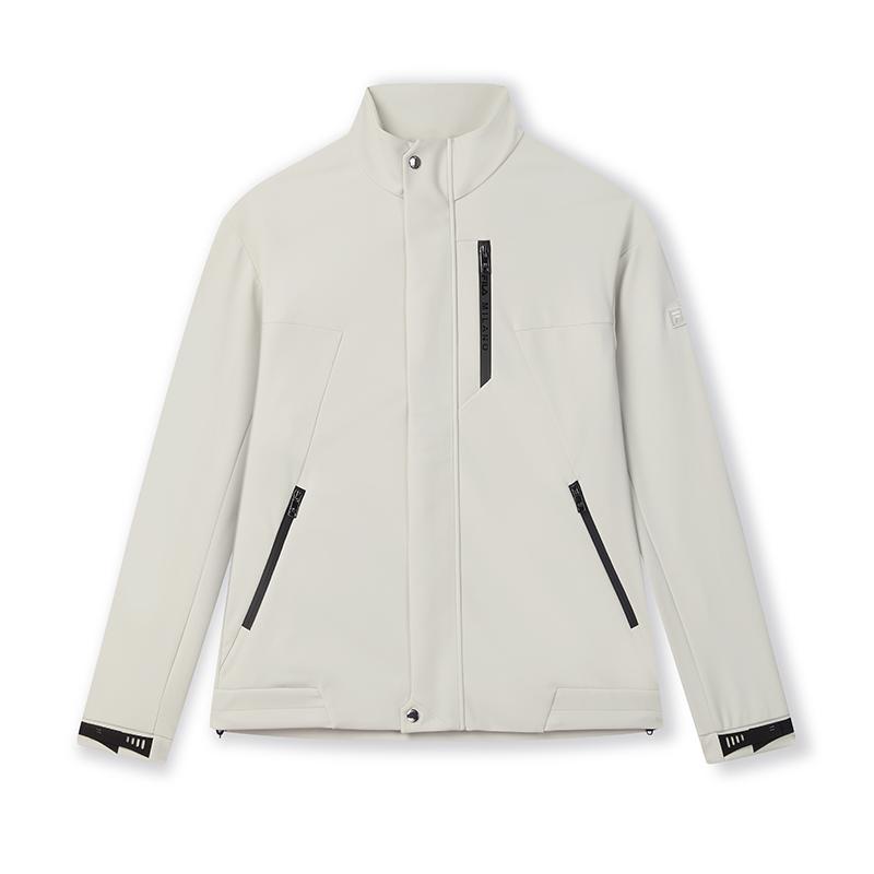 

FILA Серия Милан Повседневная Универсальная Флисовая Куртка Мужская Куртка Светло-Хаки F11M515503FLK M