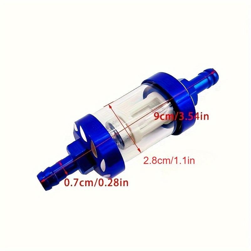 Modified Motorcycle Pedals, Fiberglass, Universal Gasoline Filter, Gasoline Filter Element, Transparent Glass, Removable and Washable Oil Filter Cup