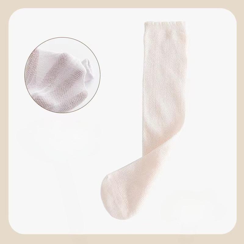 Children's Girl High Long Socks Princess Mesh School Spring Summer Kids Stockings